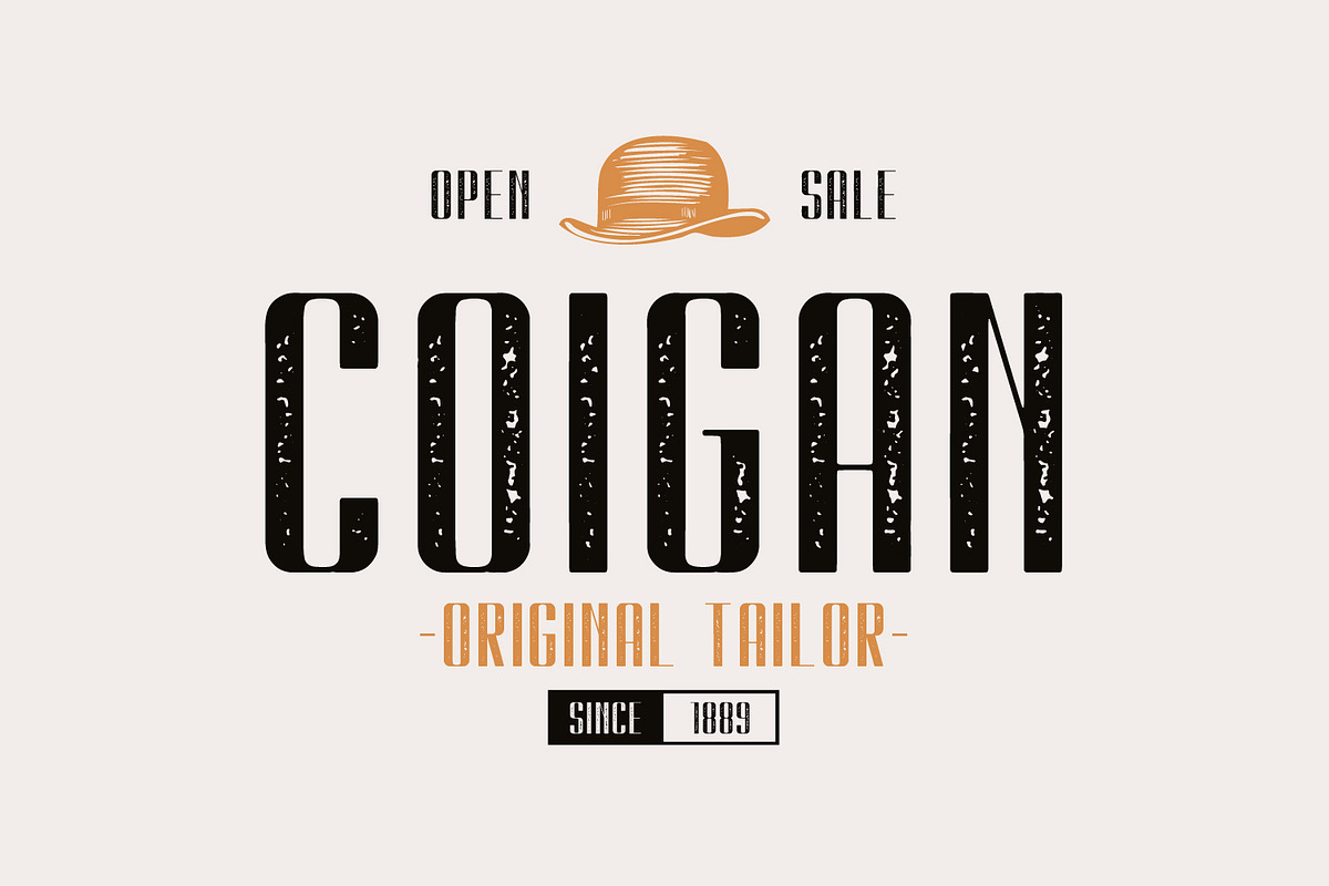 Kionsa Stamp - Vintage Display font, a Font by Graphicfresh (Photo 2 of 7)