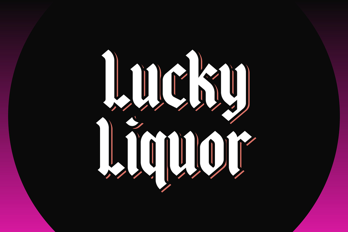 Nonemore Blackletter Display Font, a Blackletter Font by Tim Hankins Design (Photo 5 of 8)