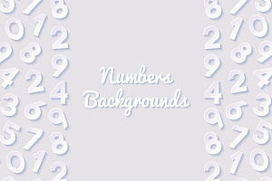 Abstract Backgrounds With Numbers