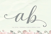 Bebby Script, a Script Font by Genesis Lab (Thumbnail 3 of 4)