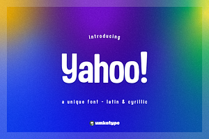 Yahoo Display Font