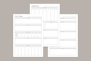 Generic Planning Pages Set V-15, a Stationery Template by shahsoft (Thumbnail 3 of 3)