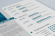 Clean Resume + Cover letter, a Resume Template by sz81 (Thumbnail 3 of 5)