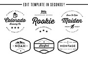 30 Vintage Insignia Template, an Object Graphic by pixelpines (Thumbnail 5 of 5)