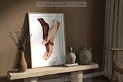 Watercolor Hands of Lovers Print, a Person Illustration by EkaterinaViArt (Thumbnail 5 of 7)