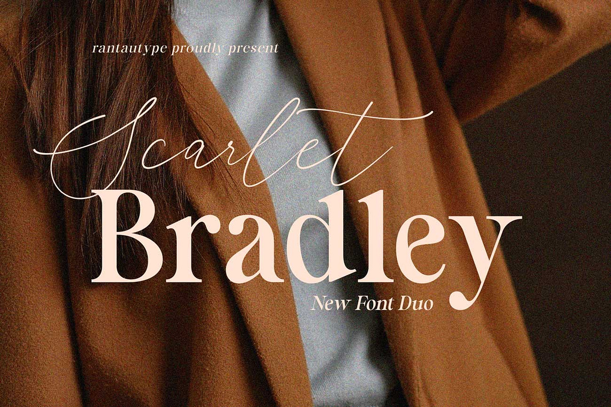 Scarlet Bradley Font Duo, a Font by RantautypeStudio (Photo 1 of 14)