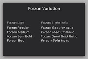 Forzan - Sans Serif Typeface, a Sans Serif Font by Mytype Studio (Thumbnail 6 of 10)