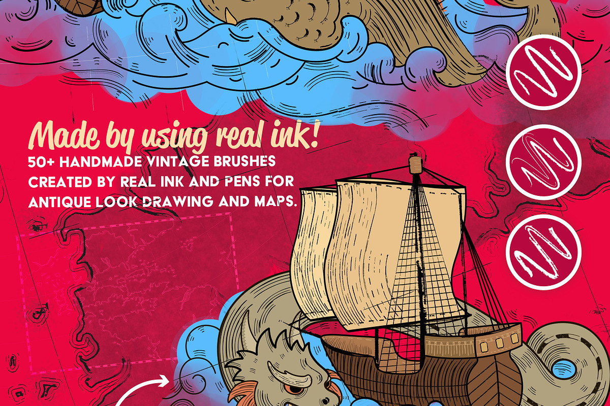 Vintage Illustrator Brush-Kit, a Brush Add-On by Leonard Posavec (Photo 2 of 10)