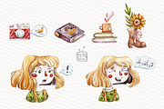 Watercolor Emotional Girl, an Illustration by talloshau's illustrations (Thumbnail 4 of 5)