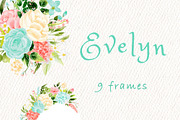Pink mint floral clipart, an Illustration by heyiamalice (Thumbnail 5 of 13)