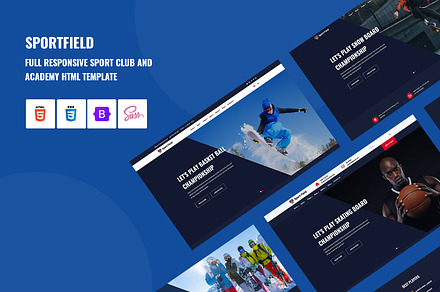Sport Club And Academy HTML Template, a HTML Template by CodexCoder Themes