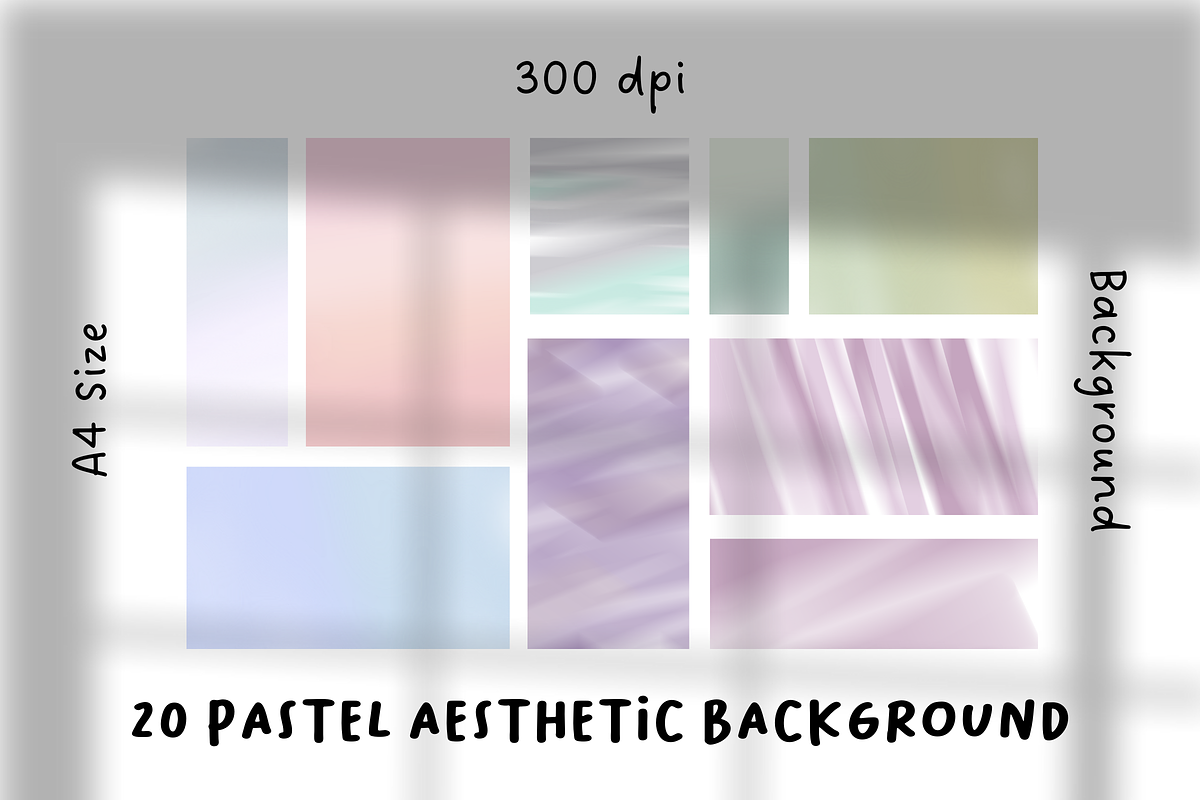 20 Pastel Aesthetic Backgrounds, a Background Graphic by RefocusMyJourney (Photo 1 of 5)