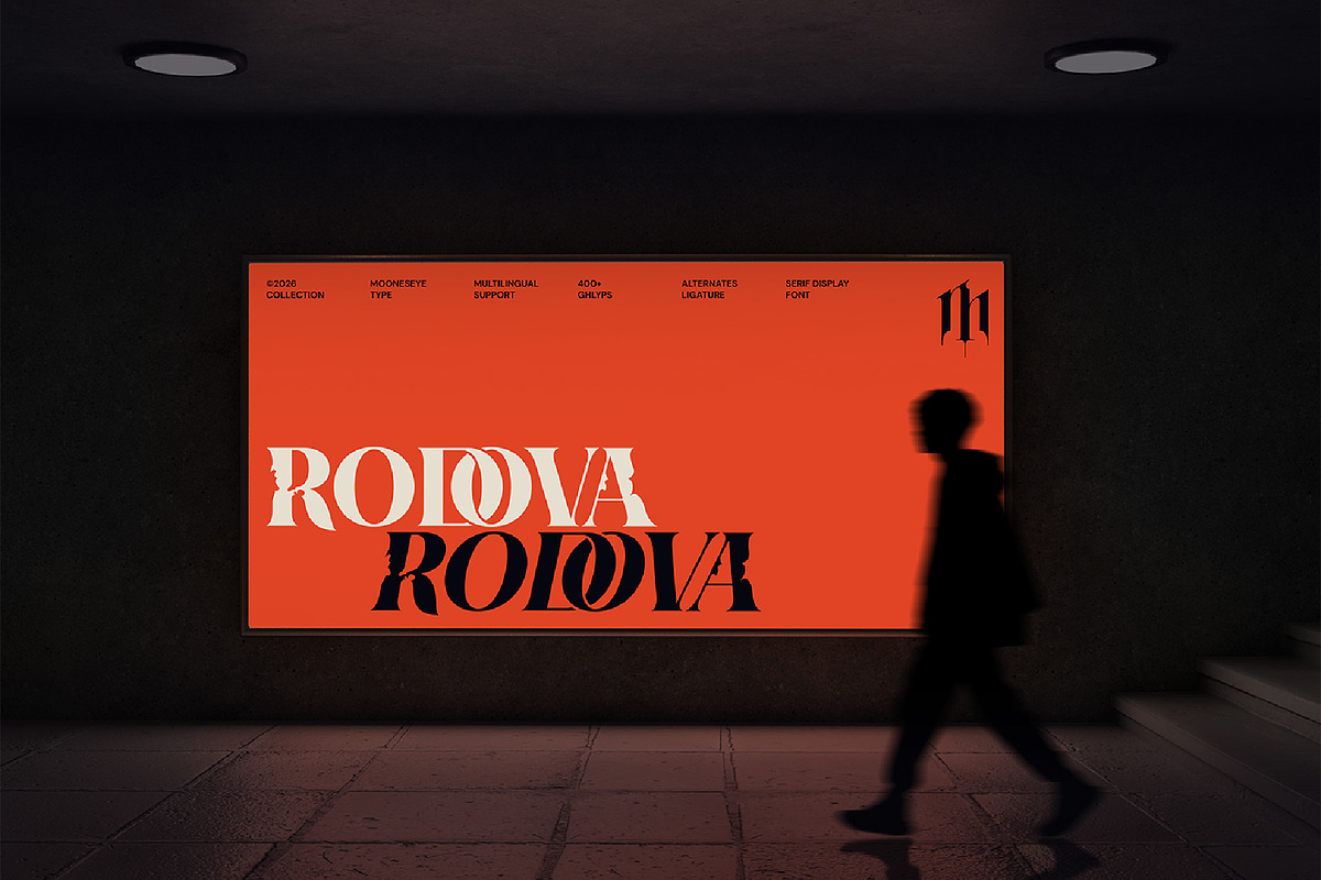 Rodova - Modern Serif Display Font, a Serif Font by MooneseyeType (Photo 9 of 10)