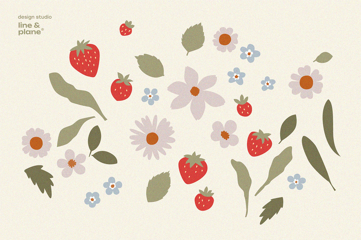 Emotion Summer Shapes Set in Vector, an Object Graphic by line & plane (Photo 3 of 11)