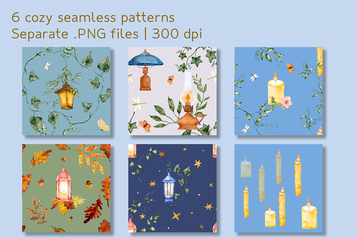 Watercolor Soft Ligts collection, a Decorative Illustration by Aurella Art (Photo 8 of 13)
