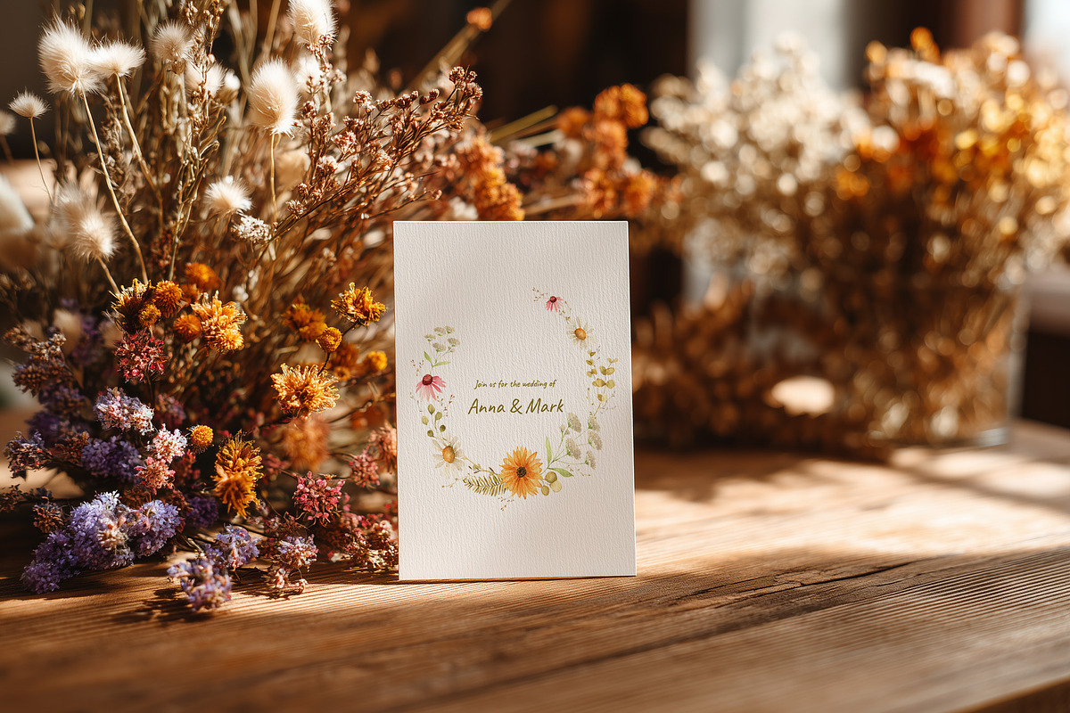 Golden Meadow. Watercolor Autumn Set, a Seasonal Illustration by Liliia Polos Illustration (Photo 4 of 12)