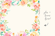 Peonia Watercolor Design Set, an Illustration by Angie Makes (Thumbnail 9 of 9)