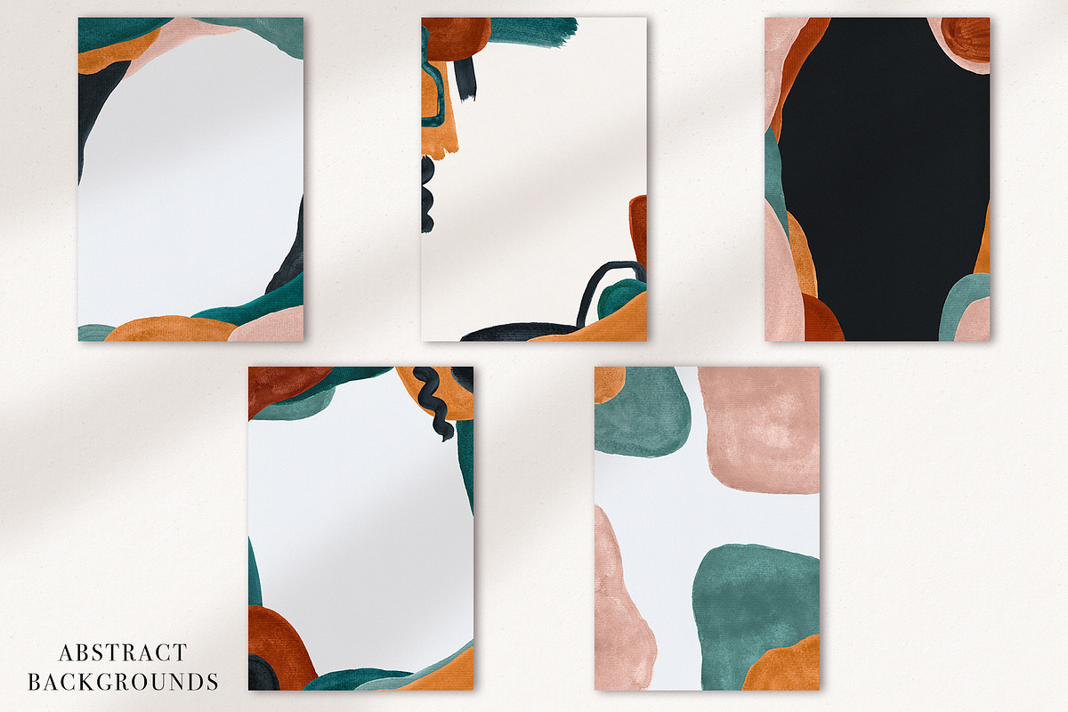 Abstract Gouache Shapes, Backgrounds, a Texture Graphic by CatJello Graphics (Photo 16 of 25)