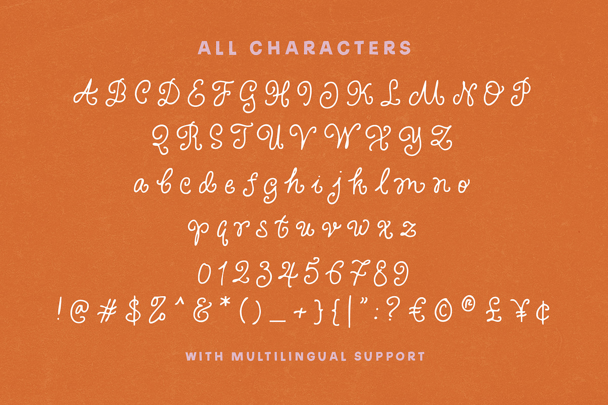Curly Blush Cute Curly Script, a Handwritten Font by Littlehand (Photo 9 of 9)