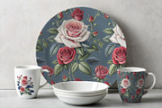 English Roses, a Pattern Graphic by Designs by Helen Trupak (Thumbnail 4 of 13)