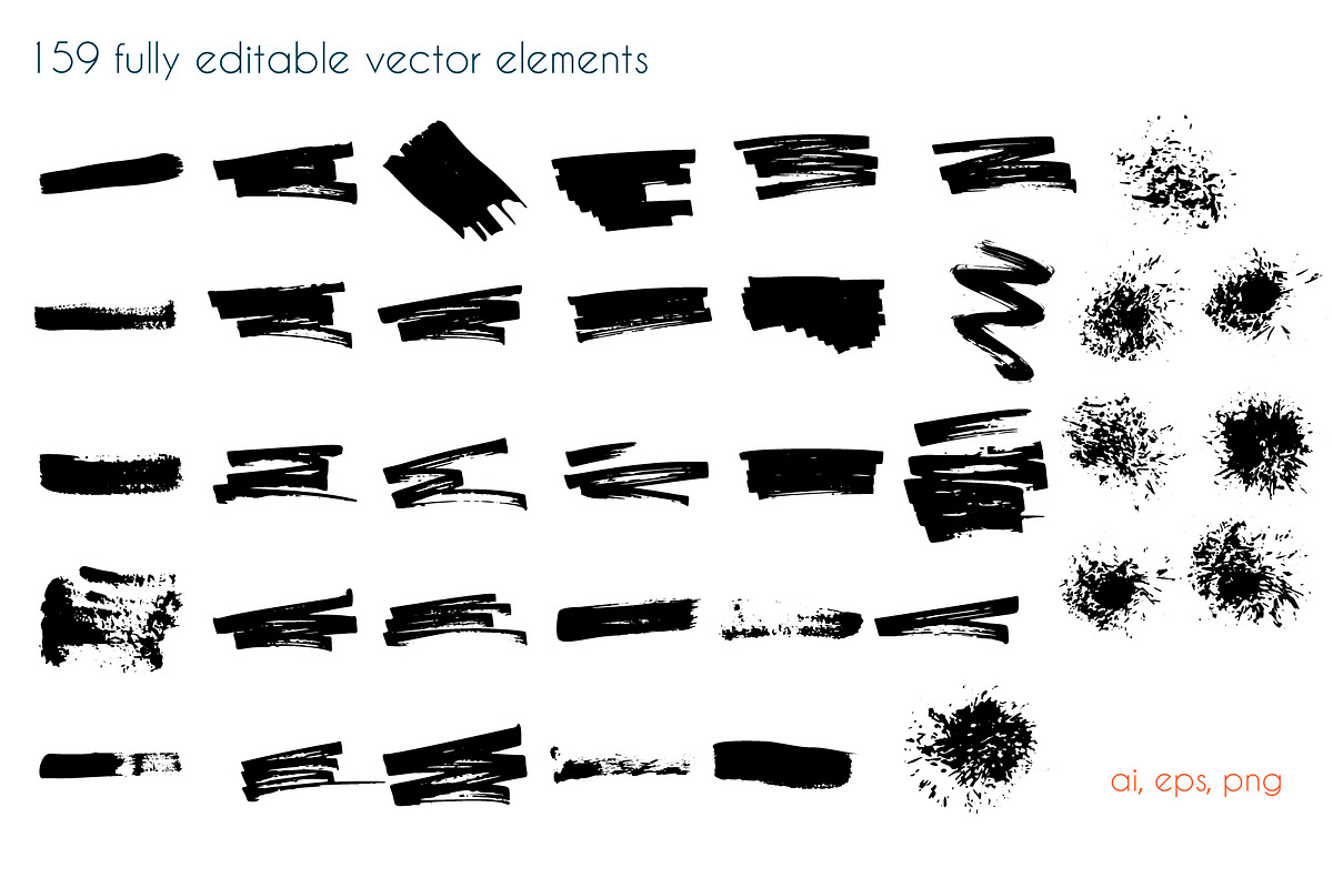 Abstract vector collection, a Pattern Graphic by Kate Art (Photo 13 of 19)
