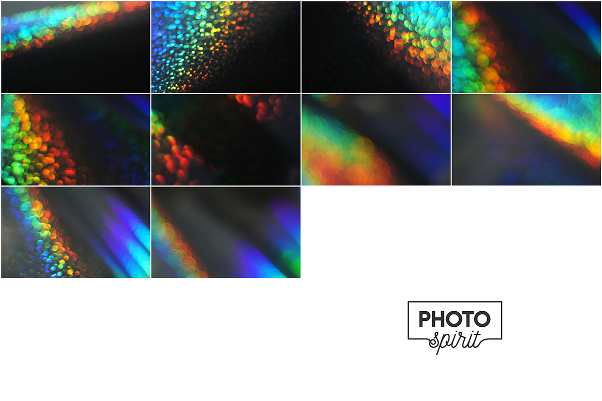 Rainbow Bokeh Effect Overlays, a Brushes & More by PhotoSpirit (Photo 10 of 11)