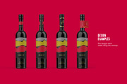 Ceramic Wine Bottle Mockup PRO, a Packaging Mockup by easymock (Thumbnail 13 of 22)
