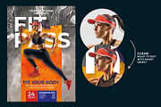 Gym Flyer, Poster Template, a Flyer Template by bunebx (Thumbnail 2 of 5)