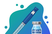 Control Your Diabetes Concepts, a Healthcare Illustration by TAlex (Thumbnail 6 of 6)