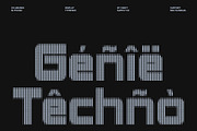 CS Amused Slitscan, a Sans Serif Font by Craft Supply Co. (Thumbnail 7 of 8)