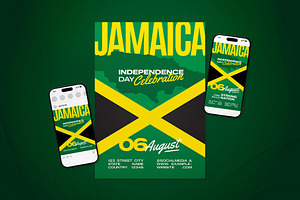 Jamaica Independence Day Flyer Set, a Flyer Template by The Good Store