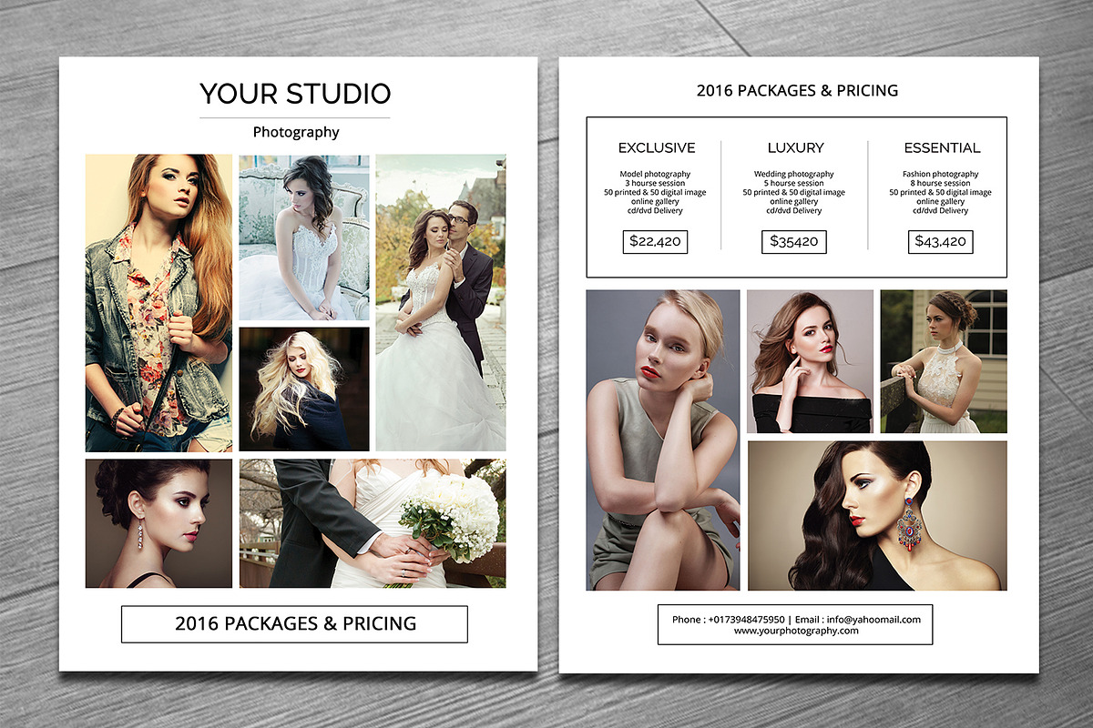 Photography Pricing Template-V276, a Flyer Template by Template Shop (Photo 1 of 3)
