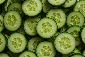 Sliced cucumber, a Food & Drink Photo by professorinc
