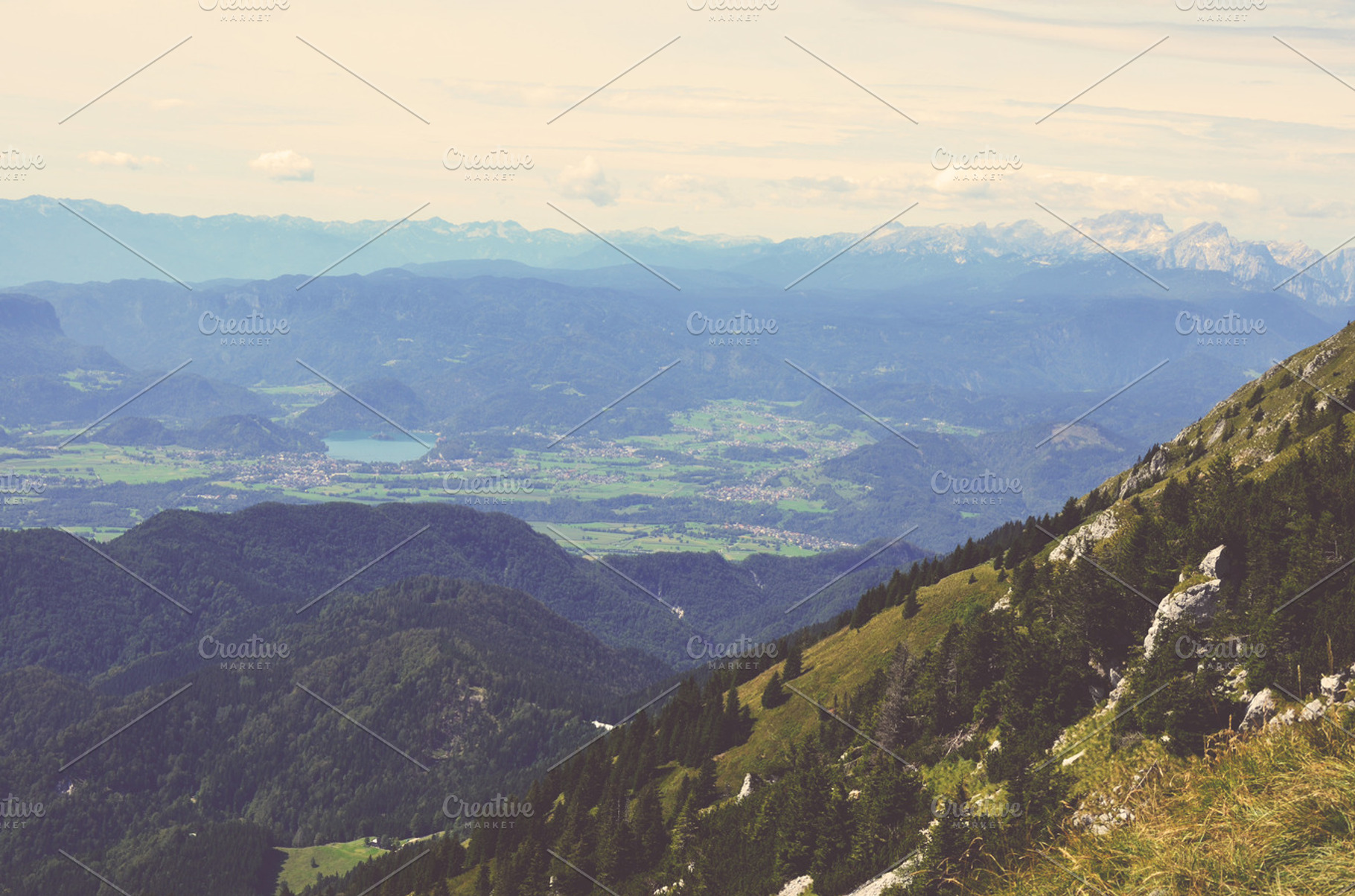 Beautiful Landscape In Hills Stock Photo Containing Green And Grass