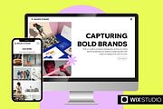 Wix Studio Template for Photographer, a Wix Template by Collette Collabs (Thumbnail 1 of 6)