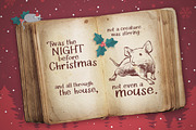 Twas the Night Before Christmas Font, a Serif Font by Quirky Queen Media (Thumbnail 2 of 7)
