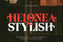 Helonea – Bold Display Font
