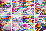 Pride Month Background, a Background Graphic by Forhadx5 (Thumbnail 3 of 12)