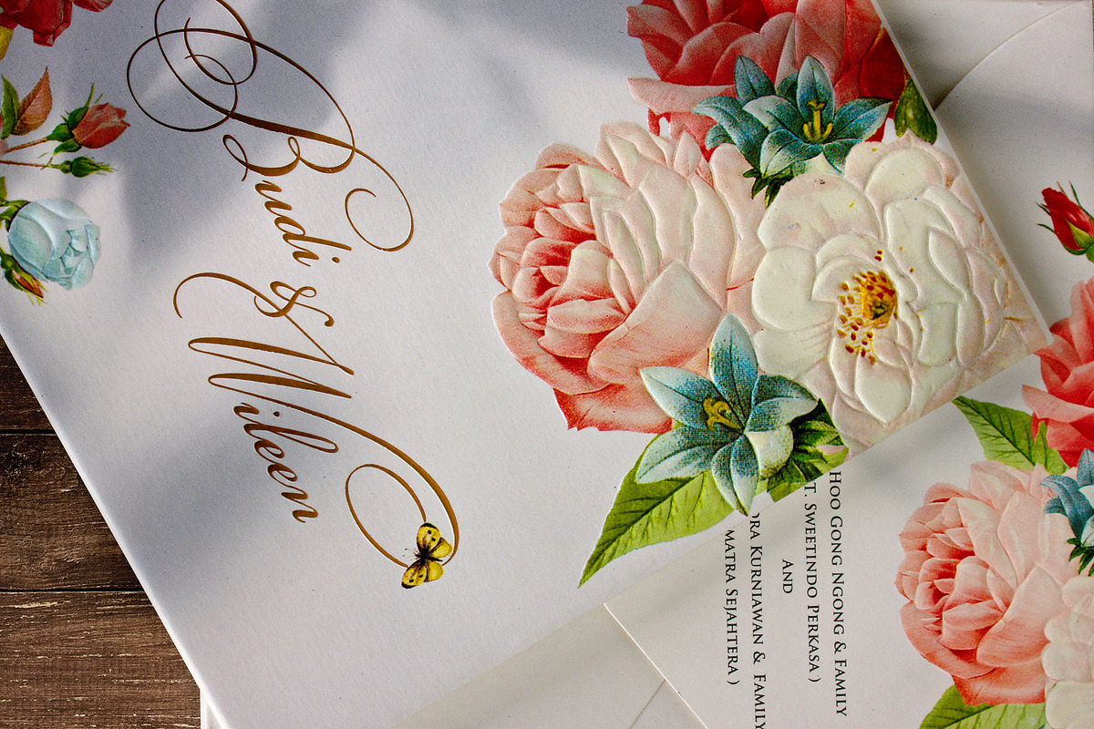 FLOWER WEDDING INVITATION SUITES, an Invitation Template by Totem Invitation House (Photo 3 of 4)