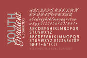 Youth Gradient - Modern Combination, a Script Font by ErgibiStudio (Thumbnail 9 of 10)