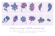 India, Ethnic floral prints, a Pattern Graphic by Laura Camoe (Thumbnail 3 of 10)