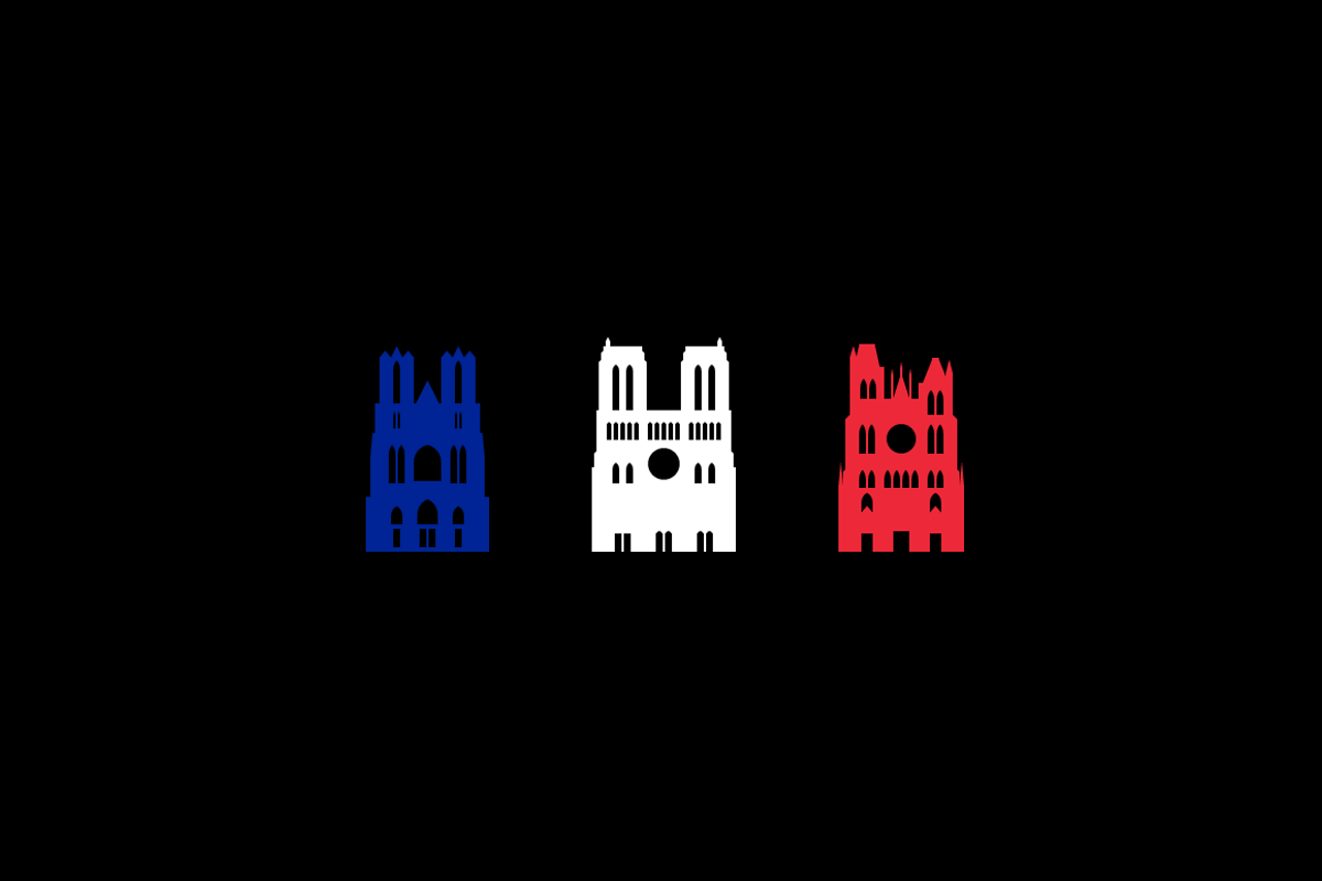 Landmarks of France, an Illustration by Jozsef Balazs-Hegedus (Photo 3 of 5)