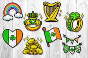 St.Patrick Clipart Set Color Version, an Illustration by V Design Creator (Thumbnail 6 of 8)