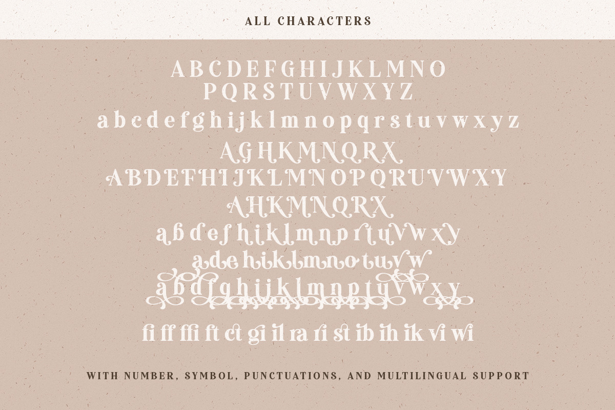 Mandalika - Modern Bold Serif, a Serif Font by Sarid Ezra (Photo 9 of 9)