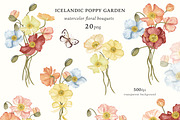 Watercolor Poppy. Bright Wildflower, a Decorative Illustration by Ooh Lily (Thumbnail 3 of 15)