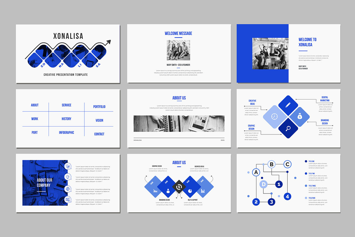 Creative Business Presentation PPT, a Presentation Template by Mighty-Slide (Photo 2 of 4)