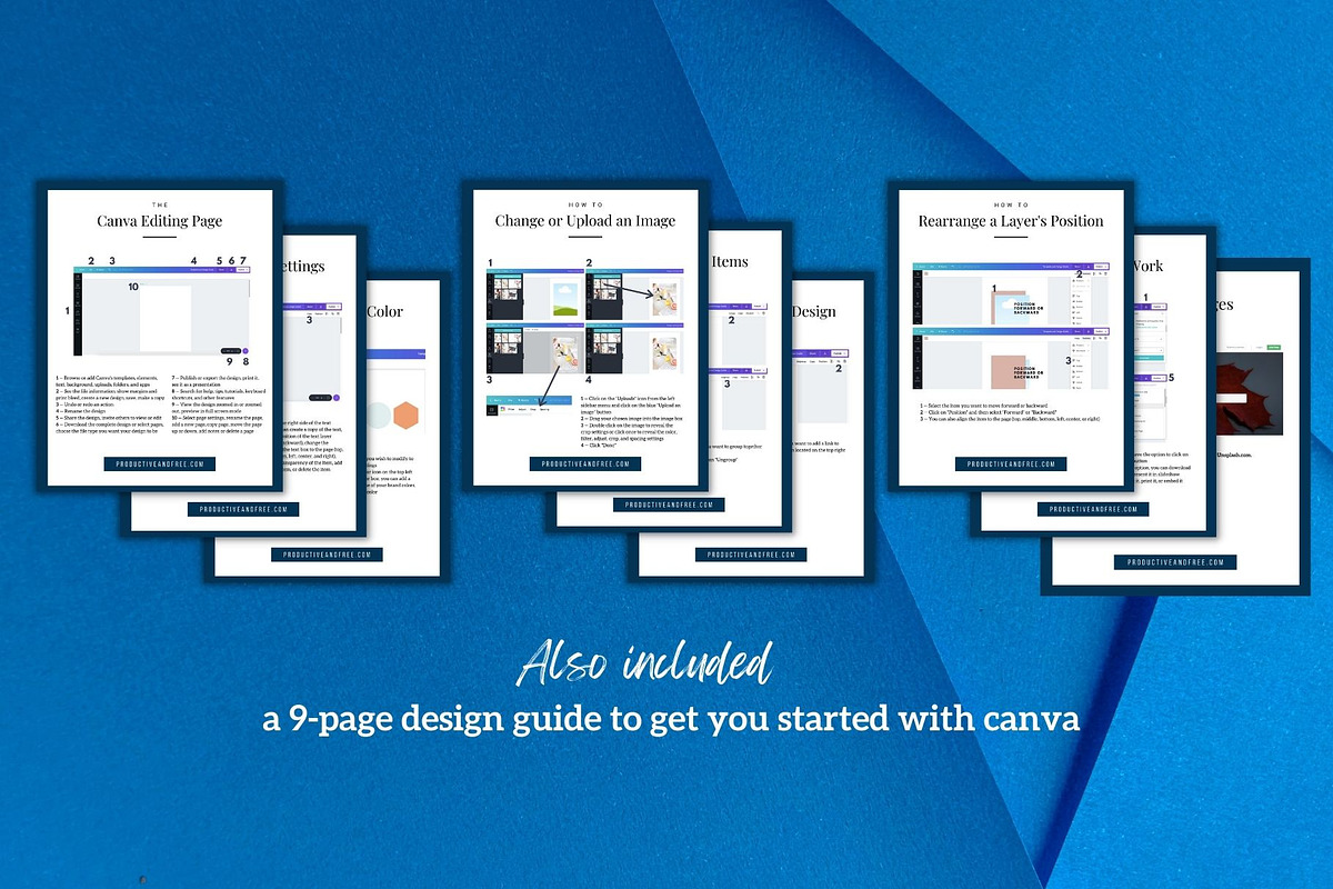 Four Page Media Kit in Navy Blue, a Templates & Theme by ProductiveandFree (Photo 10 of 14)