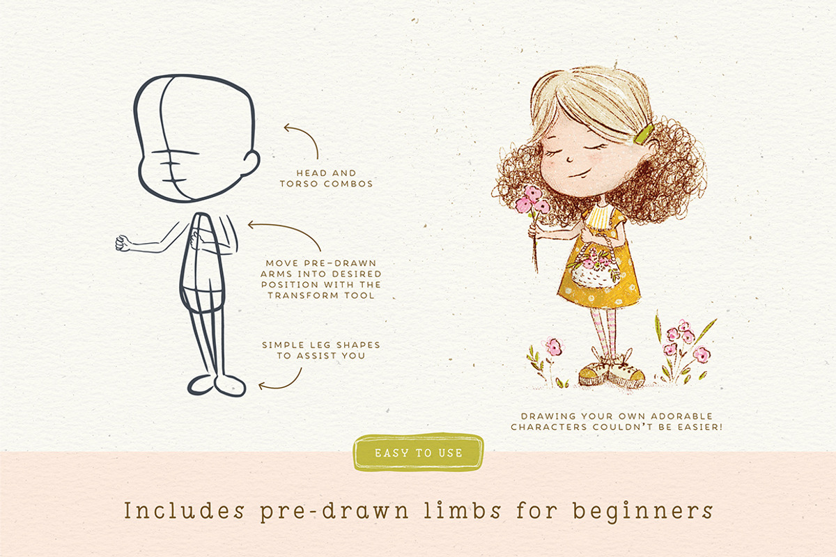 Procreate People Drawing Toolkit, a Brush Add-On by Lisa Glanz (Photo 4 of 14)