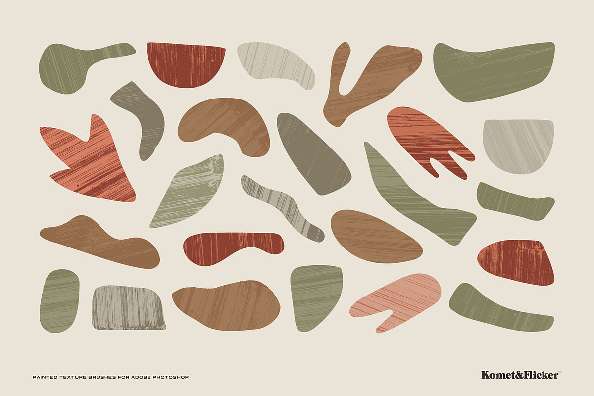 Painted Texture Brushes for PS, a Brush Add-On by Komet & Flicker (Photo 7 of 12)
