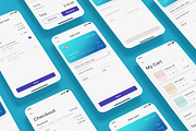 Cart, Checkout, Add Card , Pay App, an App Template by nagaredesignstudio (Thumbnail 1 of 2)